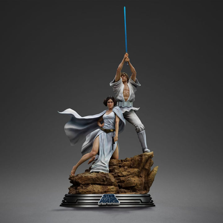 Iron Studio Star Wars: A New Hope Luke and Leia Deluxe 1/10 Art Scale Limited Edition Statue