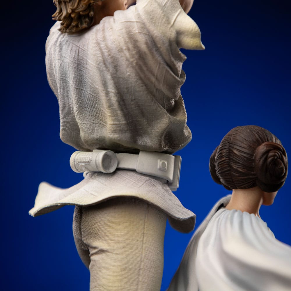 Iron Studio Star Wars: A New Hope Luke and Leia Deluxe 1/10 Art Scale Limited Edition Statue