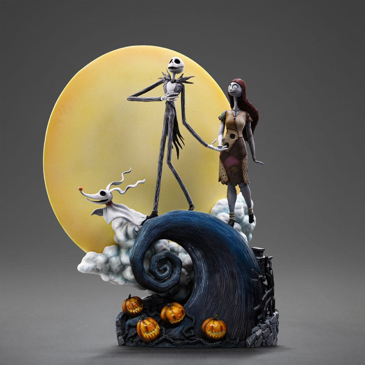 Iron Studios The Nightmare Before Christmas Jack and Sally 1/10 Deluxe Art Scale Limited Edition Statue