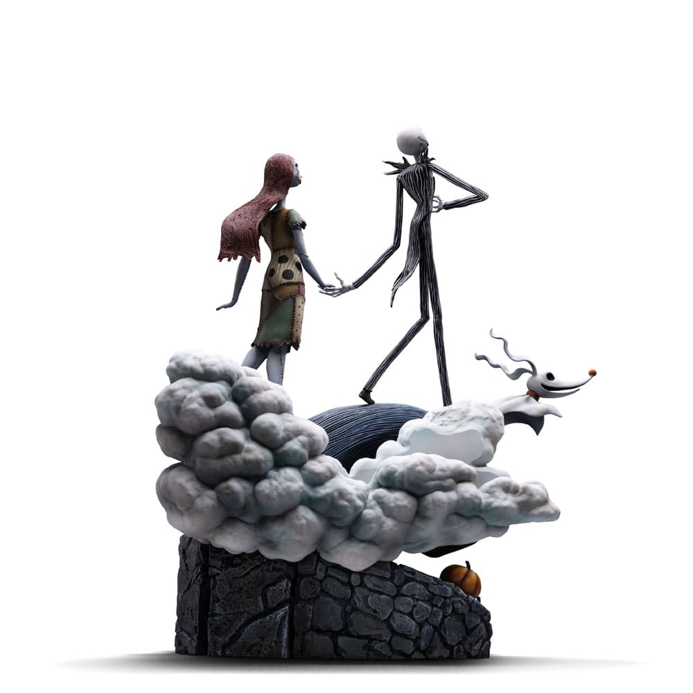 Iron Studios The Nightmare Before Christmas Jack and Sally 1/10 Deluxe Art Scale Limited Edition Statue