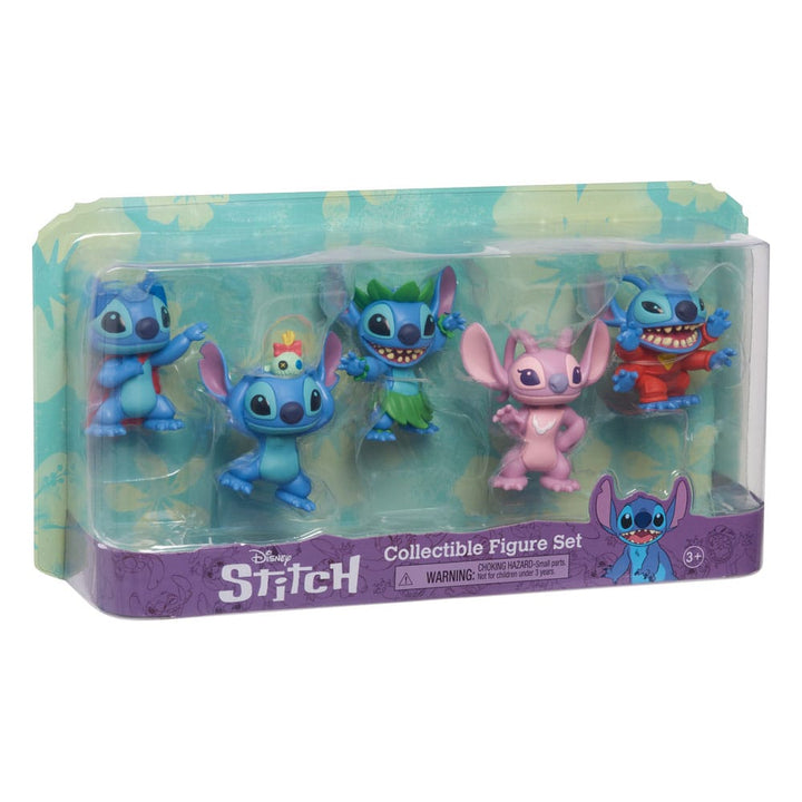 Disney’s Lilo & Stitch Collectible Stitch 5 Figure Set