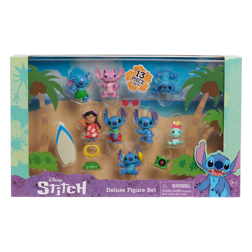 Stitch 8-Pack Deluxe Mini Figure Set