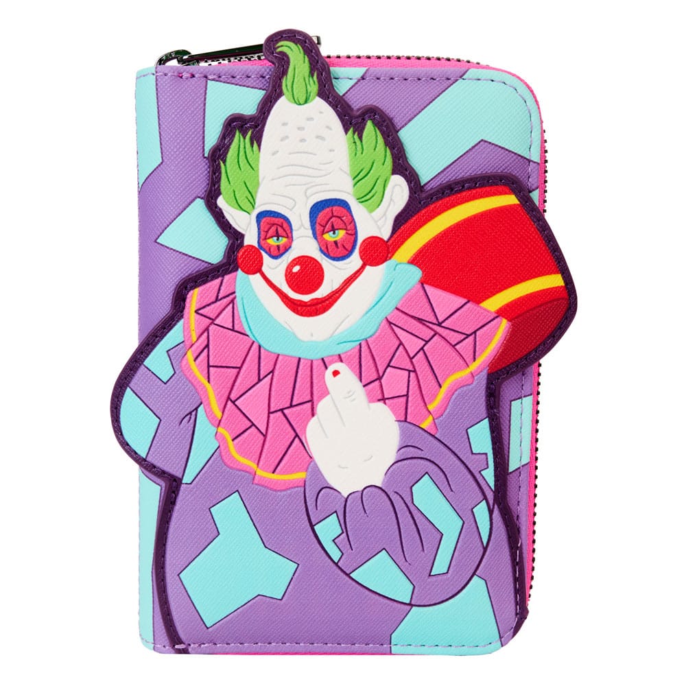 Killer Klowns from Outer Space Jumbo Cosplay Loungefly Glow Zip Around Wallet