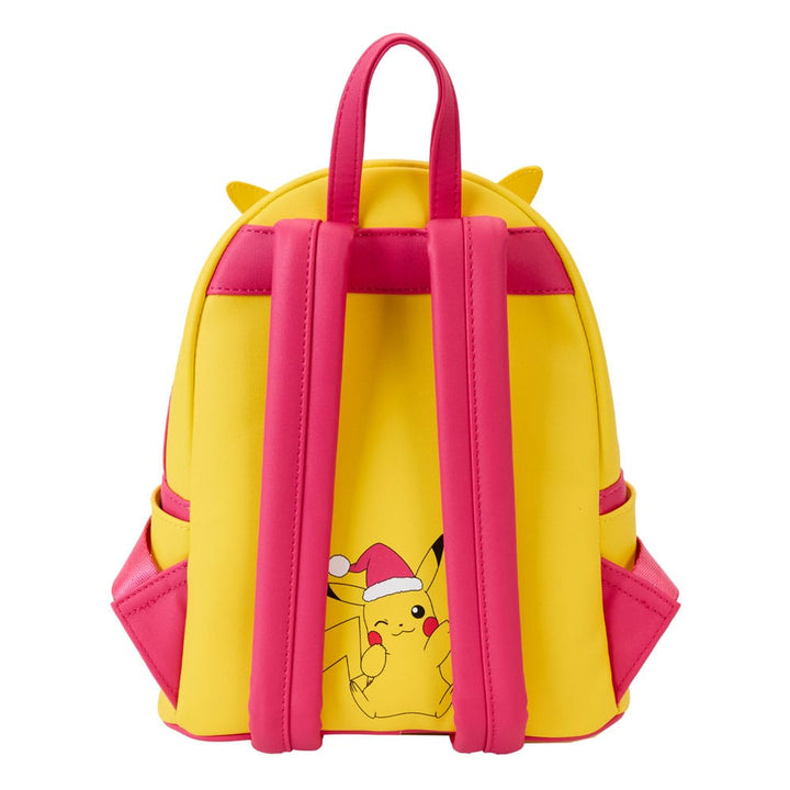 Loungefly Pokémon Santa Pikachu Christmas Lights Light Up Mini Backpack