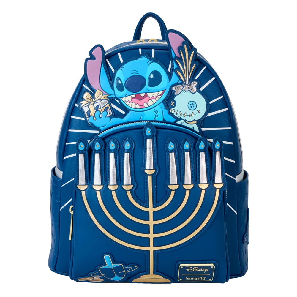 Loungefly Stitch Hanukkah Menorah Light Up Mini Backpack