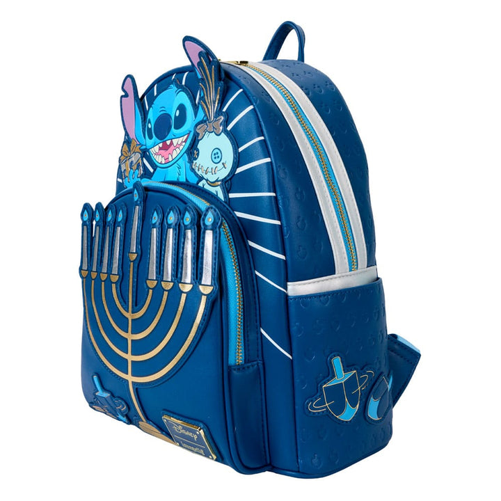 Loungefly Stitch Hanukkah Menorah Light Up Mini Backpack