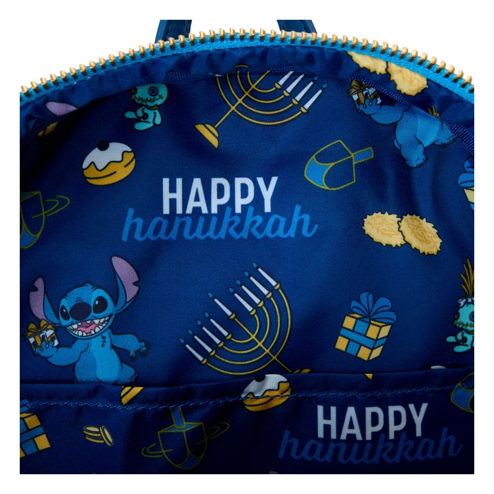 Loungefly Stitch Hanukkah Menorah Light Up Mini Backpack