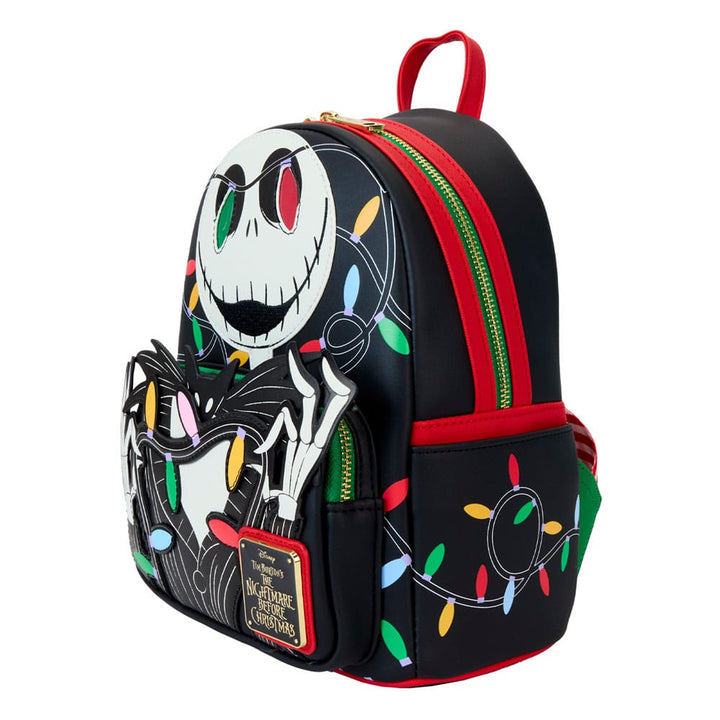 Loungefly Disney Nightmare Before Christmas Smiling Jack Light Up Mini Backpack