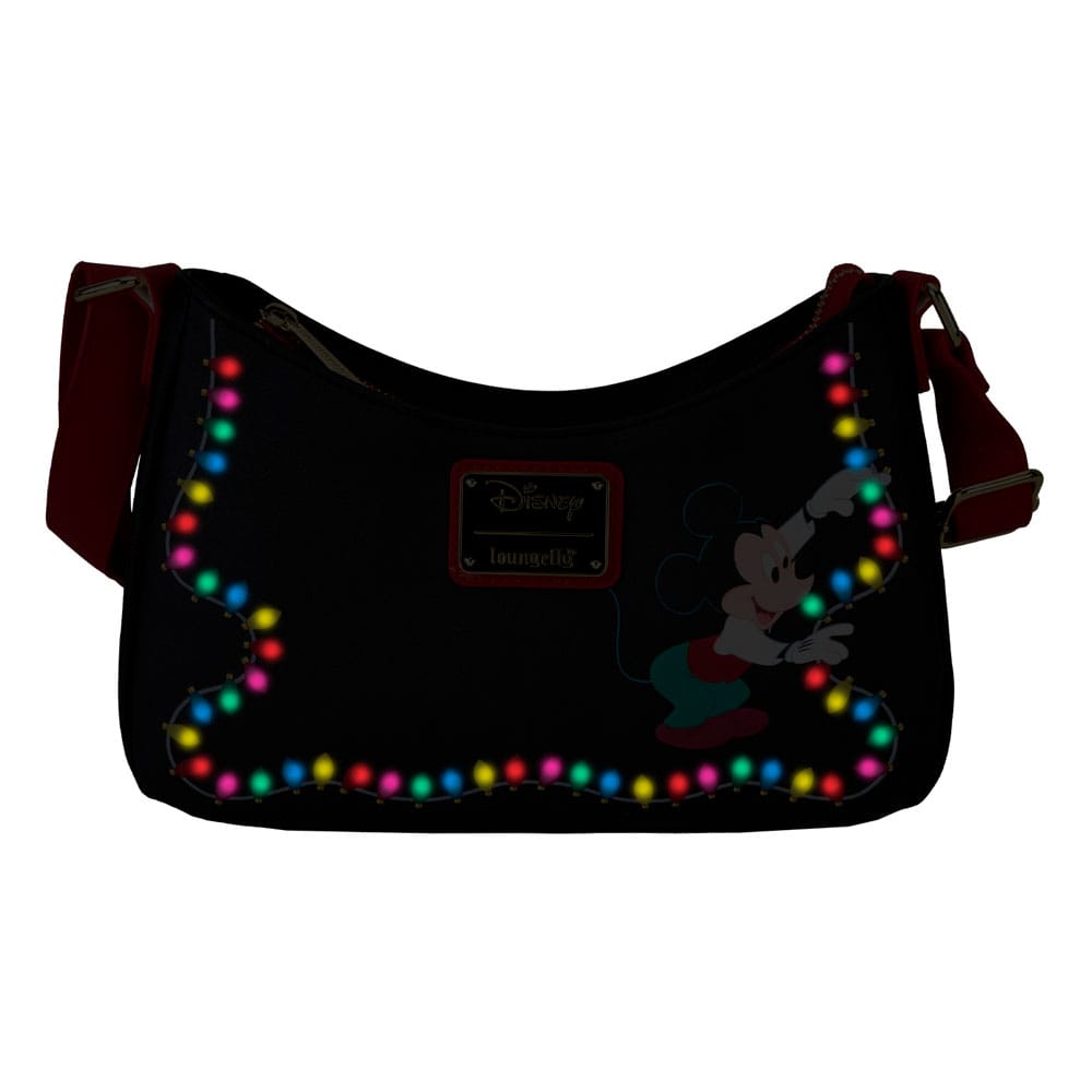 Loungefly Disney Mickey's Light Up Decorations Crossbody Bag