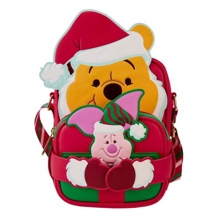 Loungefly Disney Winnie The Pooh Santa Pooh Crossbuddies Bag