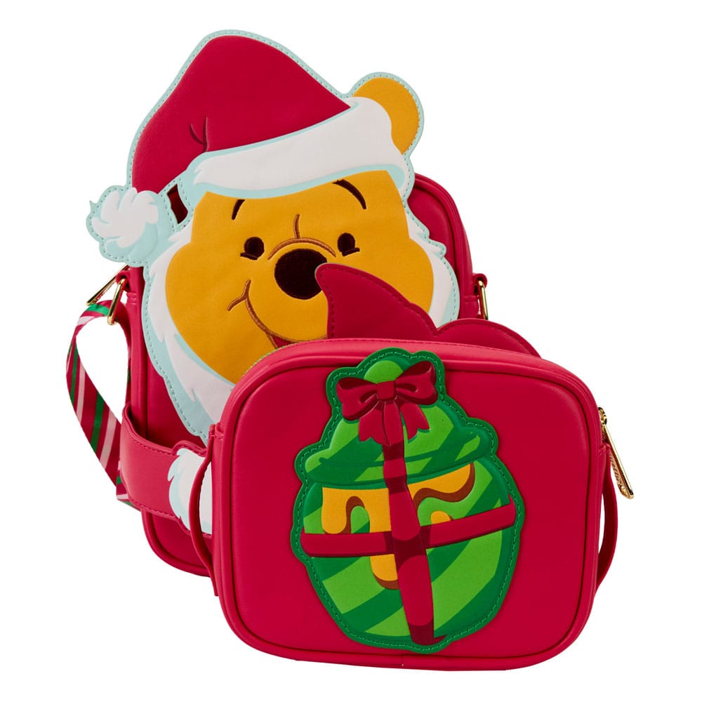 Loungefly Disney Winnie The Pooh Santa Pooh Crossbuddies Bag