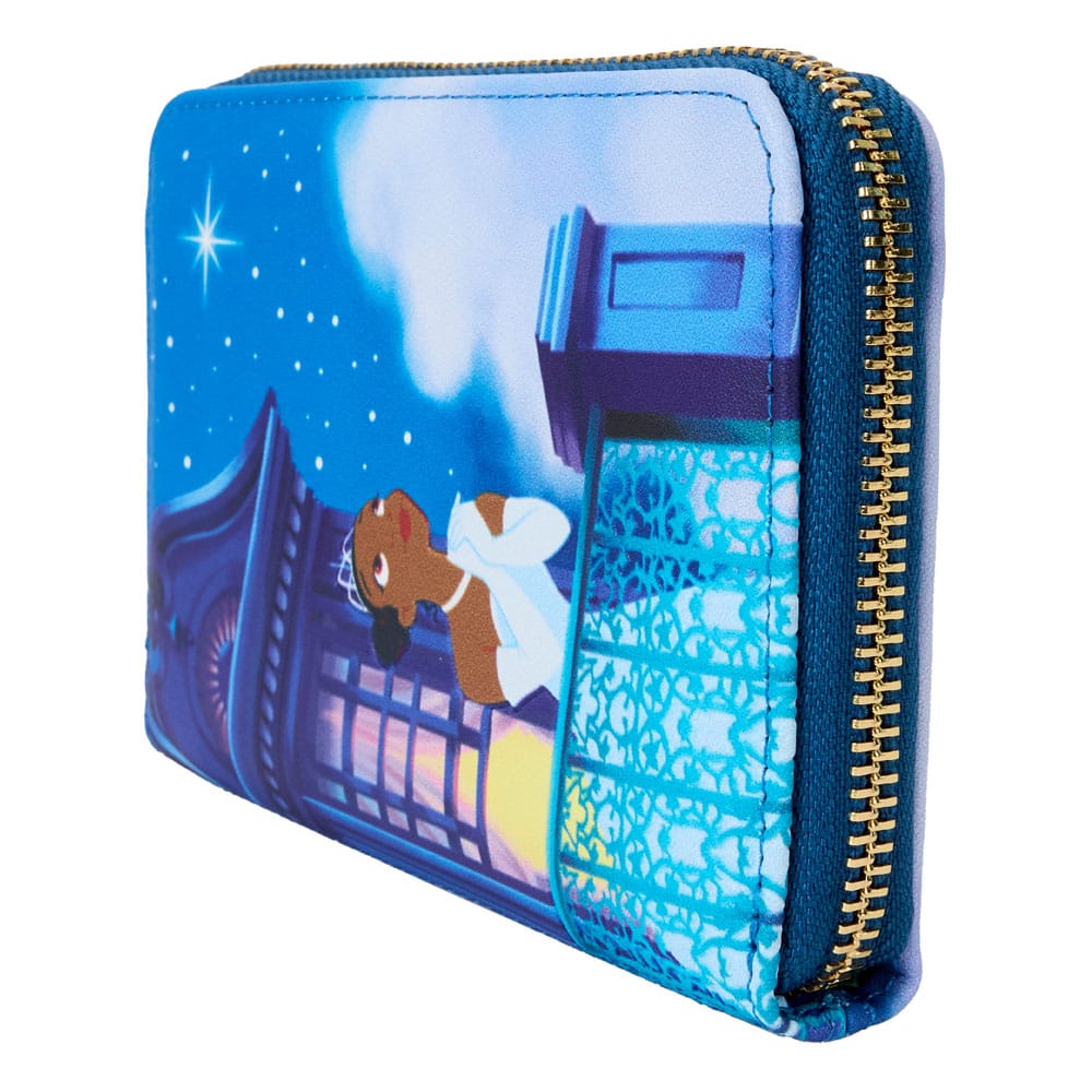 The Princess And The Frog 15th Anniversary Evening Star Glow Zip Around Loungefly Wallet