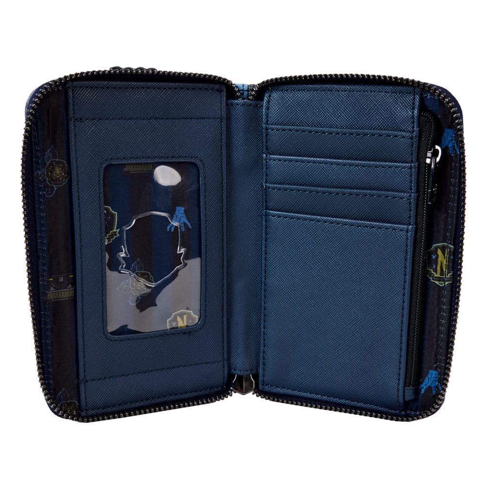 Loungefly Wednesday Nevermore Castle Zip Around Wallet