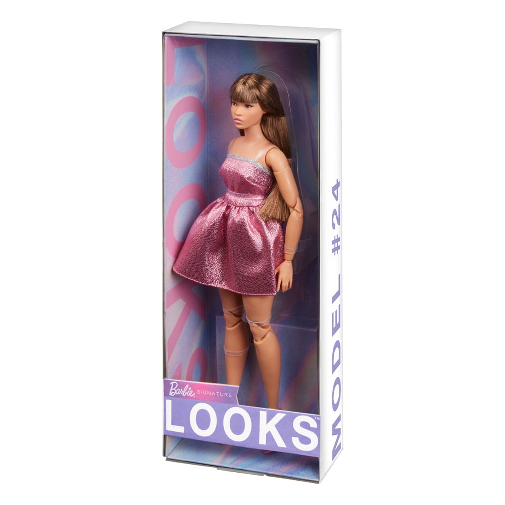 Barbie Signature Barbie Looks Doll Model #24 Pink Mini Dress