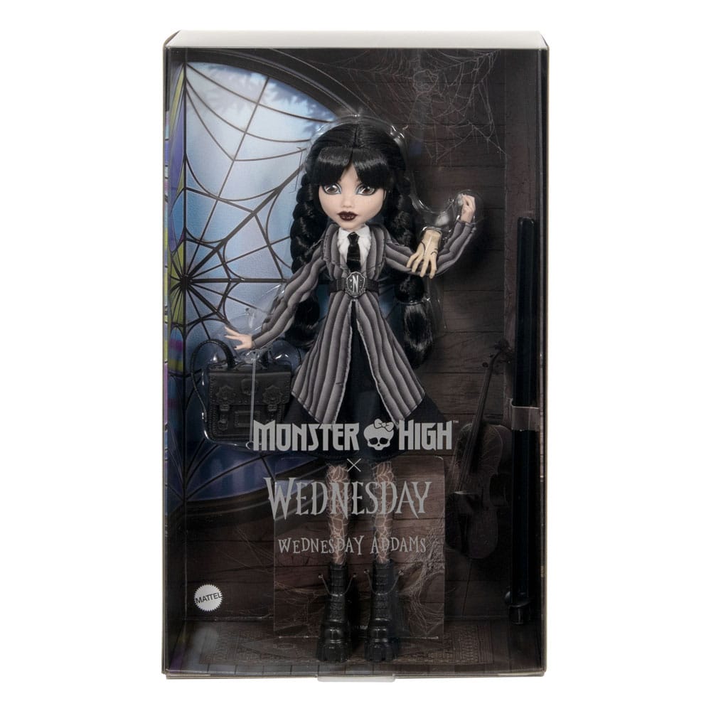 Monster High x Wednesday Doll Wednesday Addams