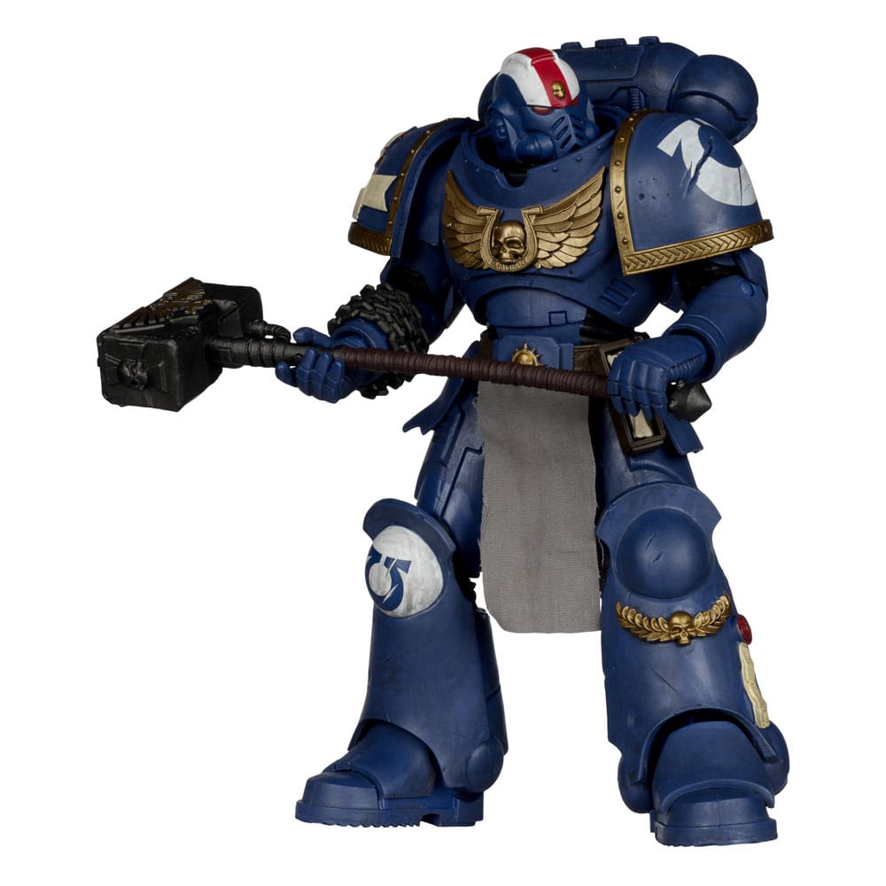 McFarlane Warhammer 40,000: Space Marine 2 Ultramarines Lieutenant Titus Action Figure