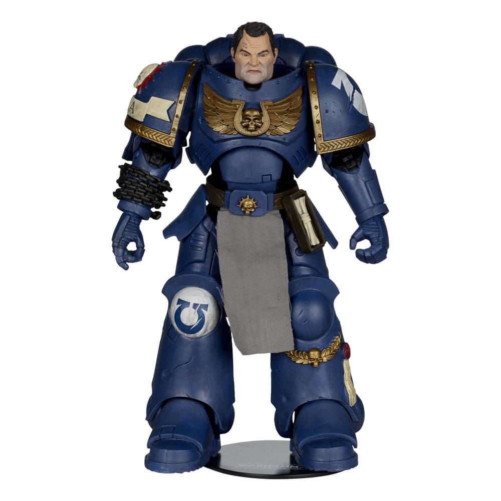 McFarlane Warhammer 40,000: Space Marine 2 Ultramarines Lieutenant Titus Action Figure