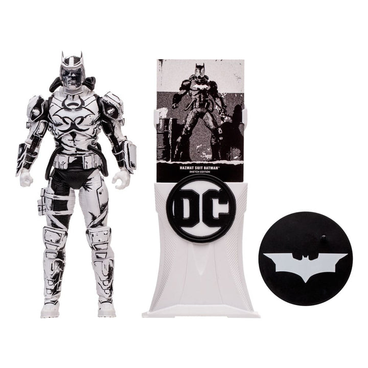 DC Multiverse Hazmat Suit Batman (Line Art) Gold Label Action Figure