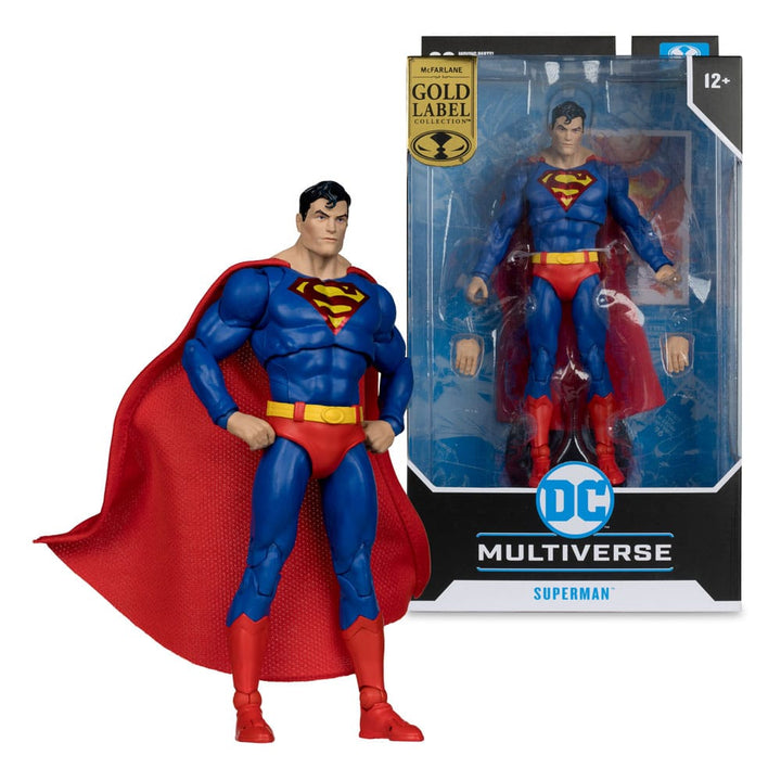 McFarlane DC Multiverse Superman (Action Comics) Gold Label 7" Action Figure