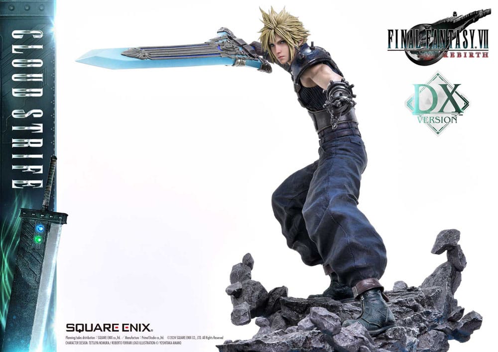 Final Fantasy VII Rebirth Square Enix Masterline Cloud Strife (Deluxe Version) 1/4 Scale Statue