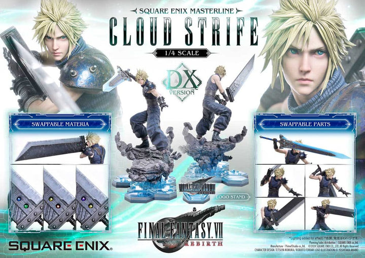 Final Fantasy VII Rebirth Square Enix Masterline Cloud Strife (Deluxe Version) 1/4 Scale Statue