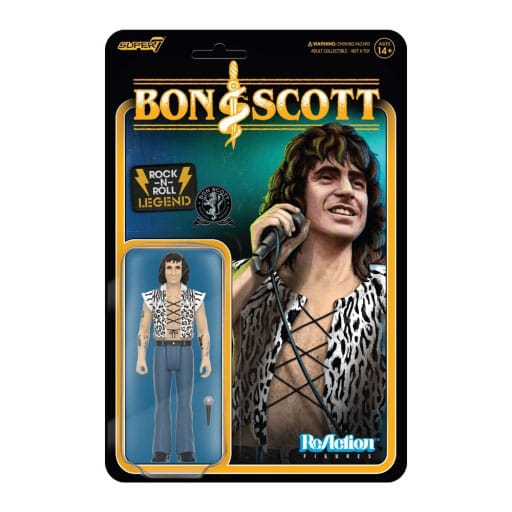 Bon Scott ReAction Action Figure Bon Scott (Leopard Print)