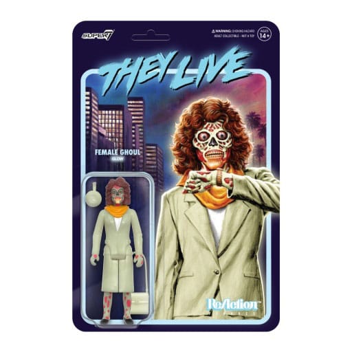 They Live ReAction Action Figure Female Ghoul (Glow)