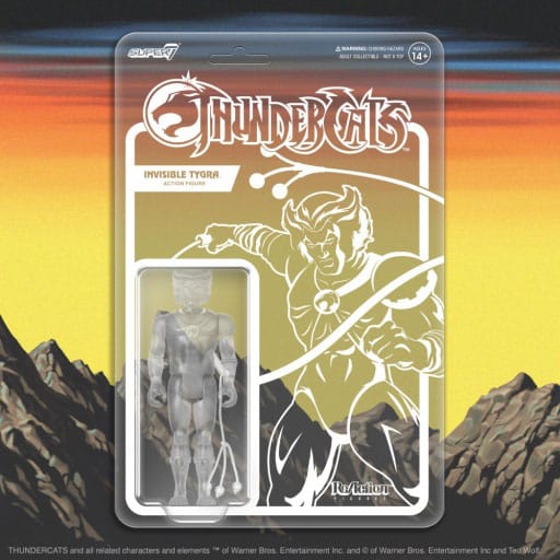 Thundercats ReAction Action Figure Tygra (Clear)