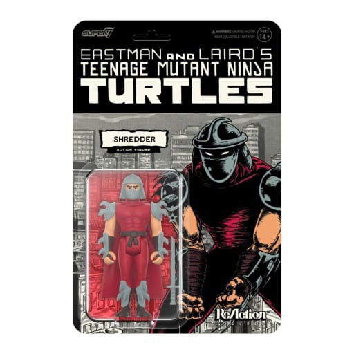 Teenage Mutant Ninja Turtles ReAction Action Figure Shredder (Comic Color)