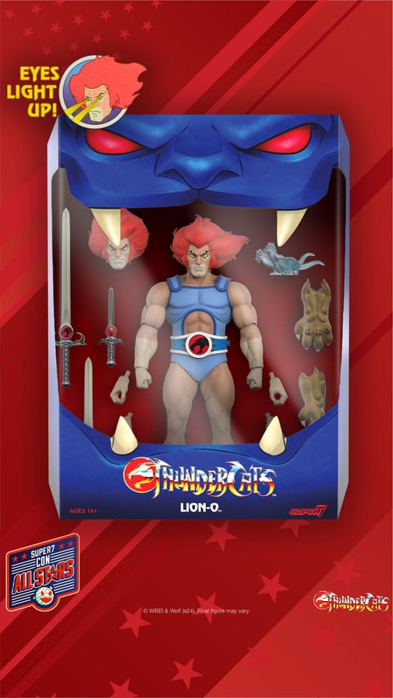 ThunderCats ULTIMATES! Lion-O (LED Eyes) 7" Action Figure