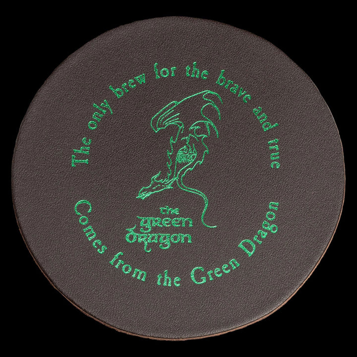 Weta Workshop The Lord of the Rings 4-Pack The Green Dragon Leather Coasters