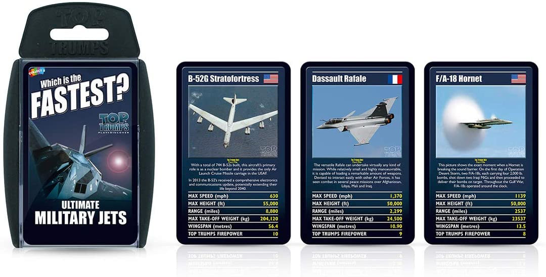 Top Trumps Classics Ultimate Military Jets