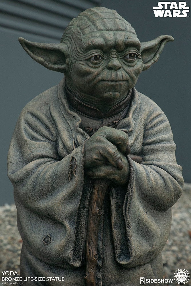 Sideshow Star Wars Life-Size Bronze Yoda Statue