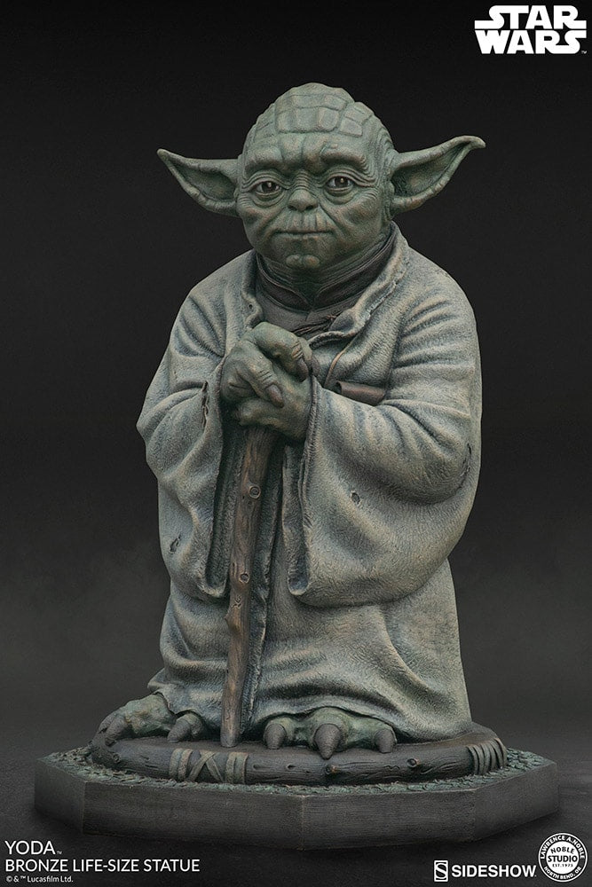 Sideshow Star Wars Life-Size Bronze Yoda Statue