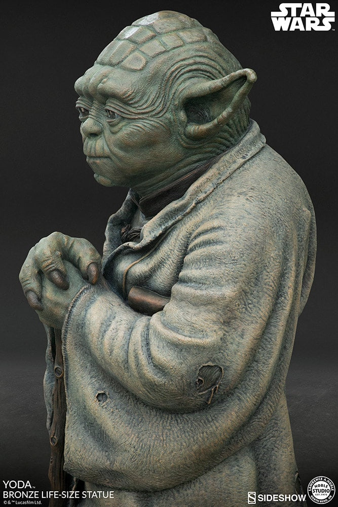 Sideshow Star Wars Life-Size Bronze Yoda Statue