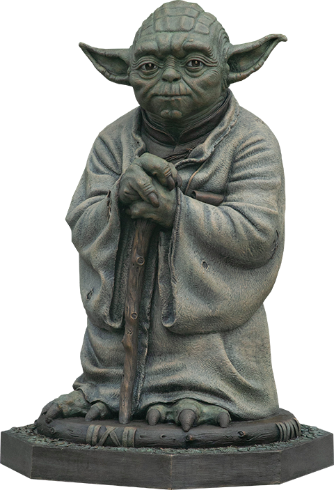 Sideshow Star Wars Life-Size Bronze Yoda Statue