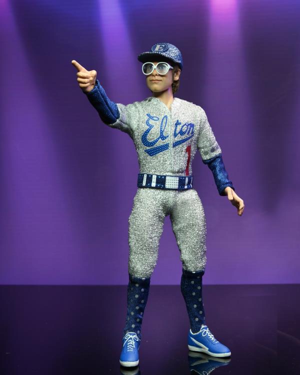 NECA Elton John with Piano (Live 1975) Deluxe 8" Clothed Action Figure