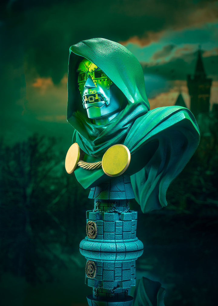 Diamond Select Marvel Legends In 3D Doctor Doom 1/2 Scale Limited Edition Bust