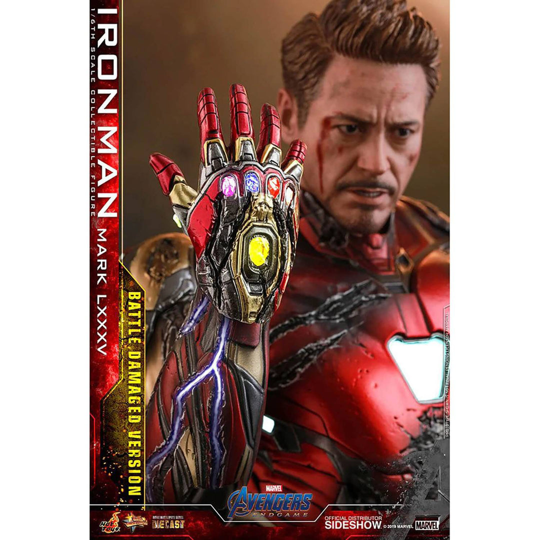 Hot Toys Avengers Endgame Iron Man Mark LXXXV (Battle Damaged Ver.) 1/6th Scale Figure
