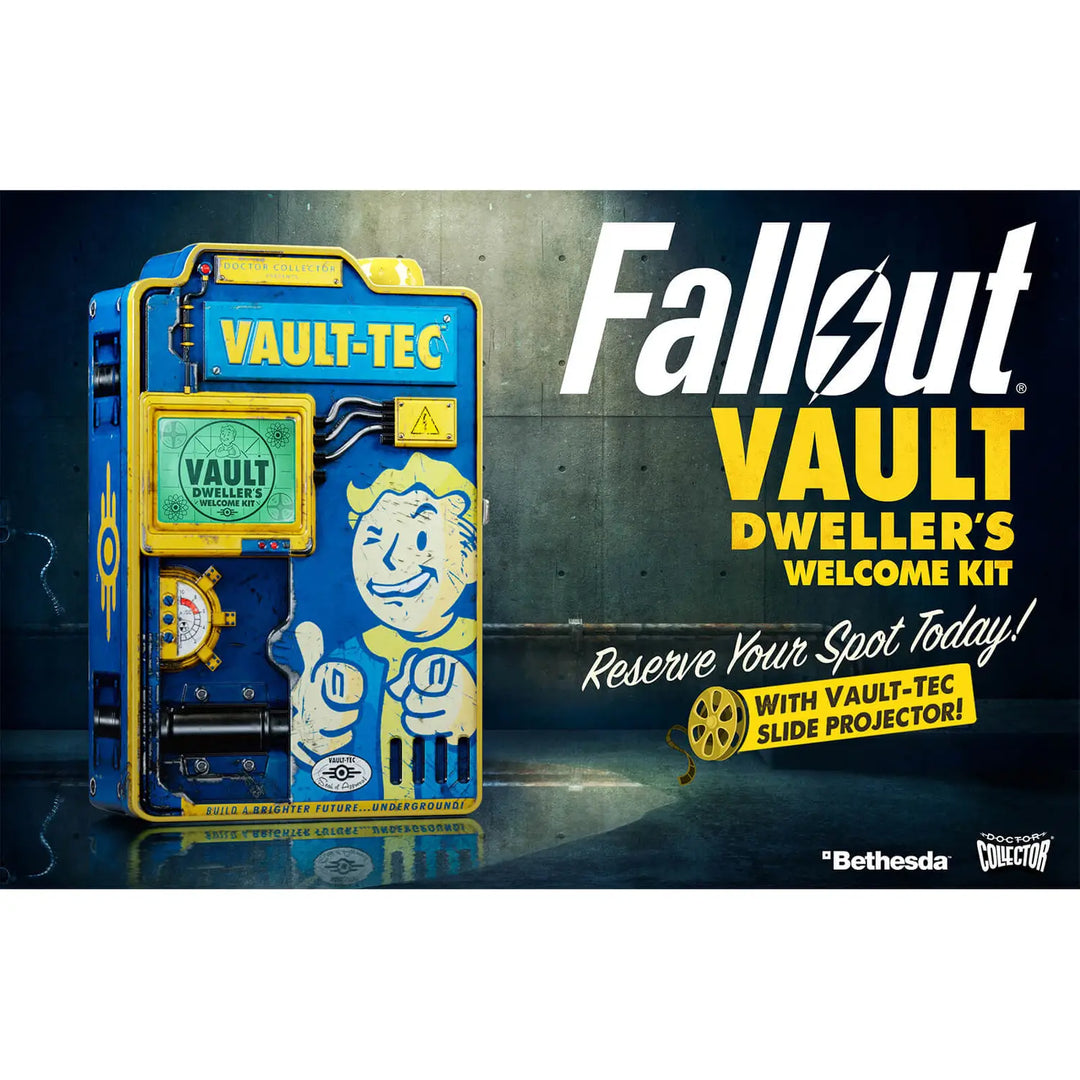 Doctor Collector Fallout Vault Dweller's Welcome Kit with Vault-Tec Slide Projector