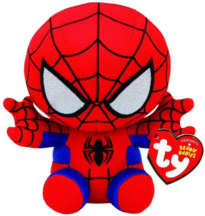Ty Marvel Spiderman Beanie Babies Plush