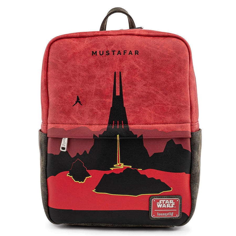 Loungefly Star Wars Lands Mustafar Square Backpack - Infinity Collectables 