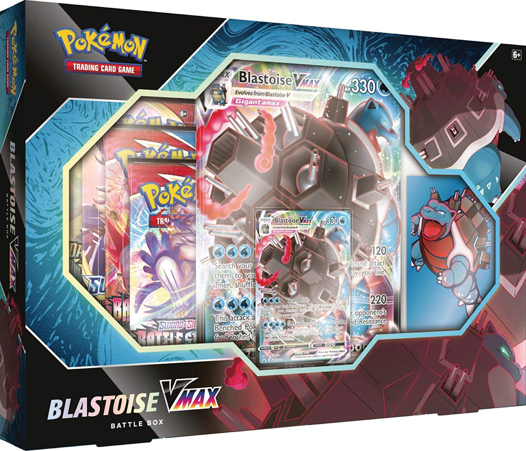 Pokemon Trading Card Game Blastoise VMAX Battle Box Collection