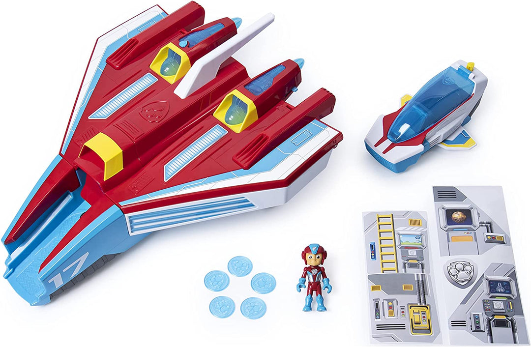 Paw Patrol  Super Paws 2-in-1 Transforming Mighty Pups Jet Command Center
