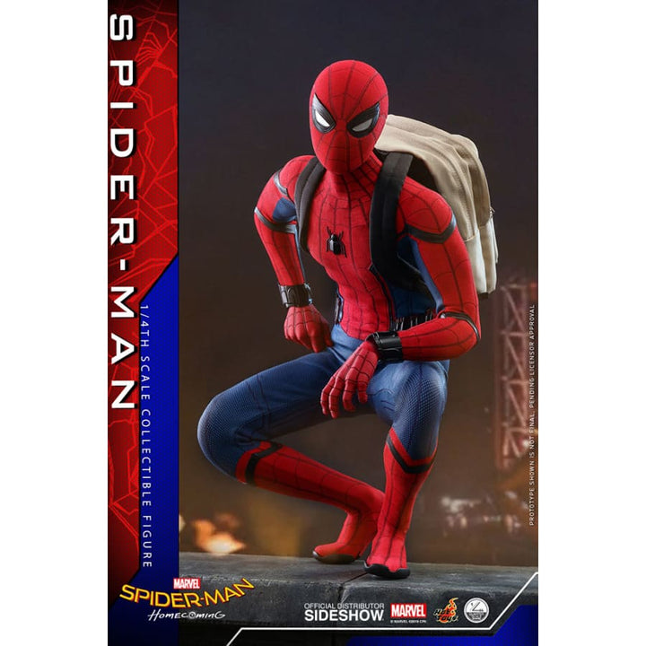 Hot Toys Spider-Man Homecoming 1/4 Scale Figure Spider-Man - Infinity Collectables 