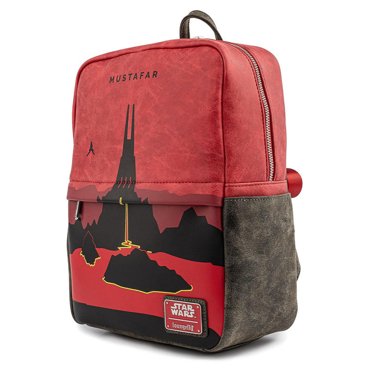 Loungefly Star Wars Lands Mustafar Square Backpack - Infinity Collectables 