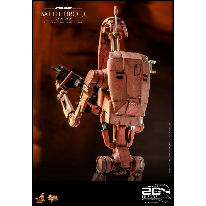 Hot Toys Star Wars Attack Of The Clones 20th Anniversary 1:6 Battle Droid - Infinity Collectables 