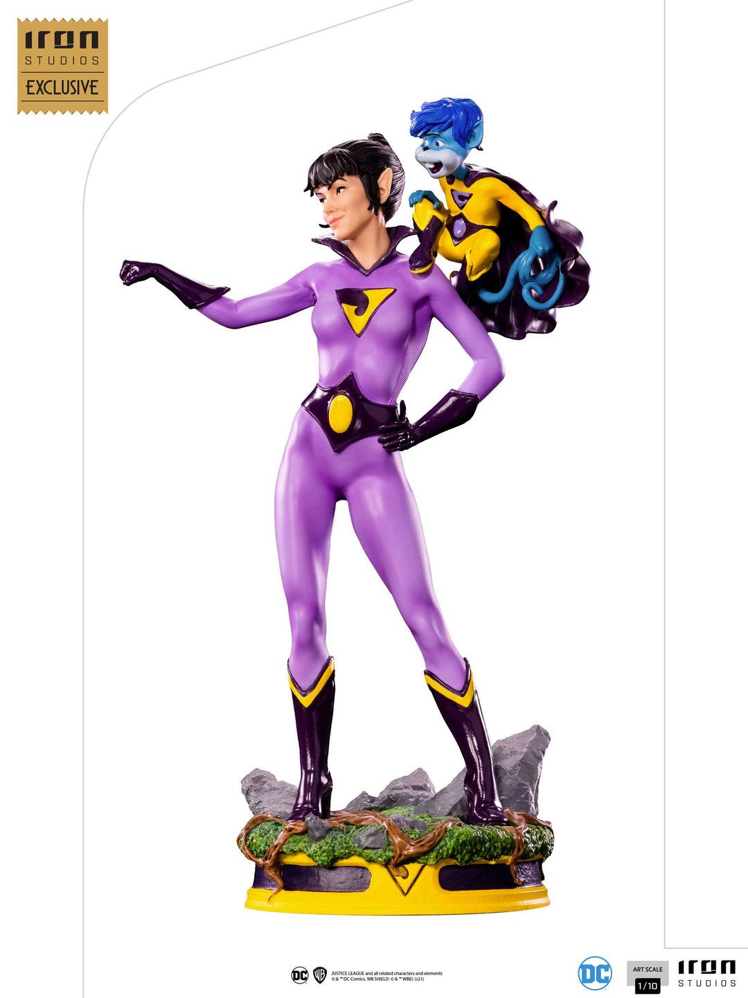 Iron Studios DC Comics Art Scale Statues 1-10 Wonder Twins - Infinity Collectables 