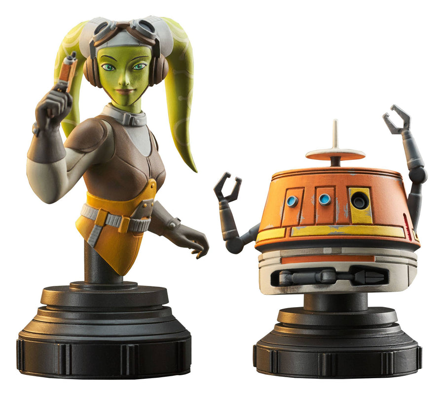 Star Wars Rebels 1/7 Scale Limited Edition Bust Hera and Chopper - Infinity Collectables 