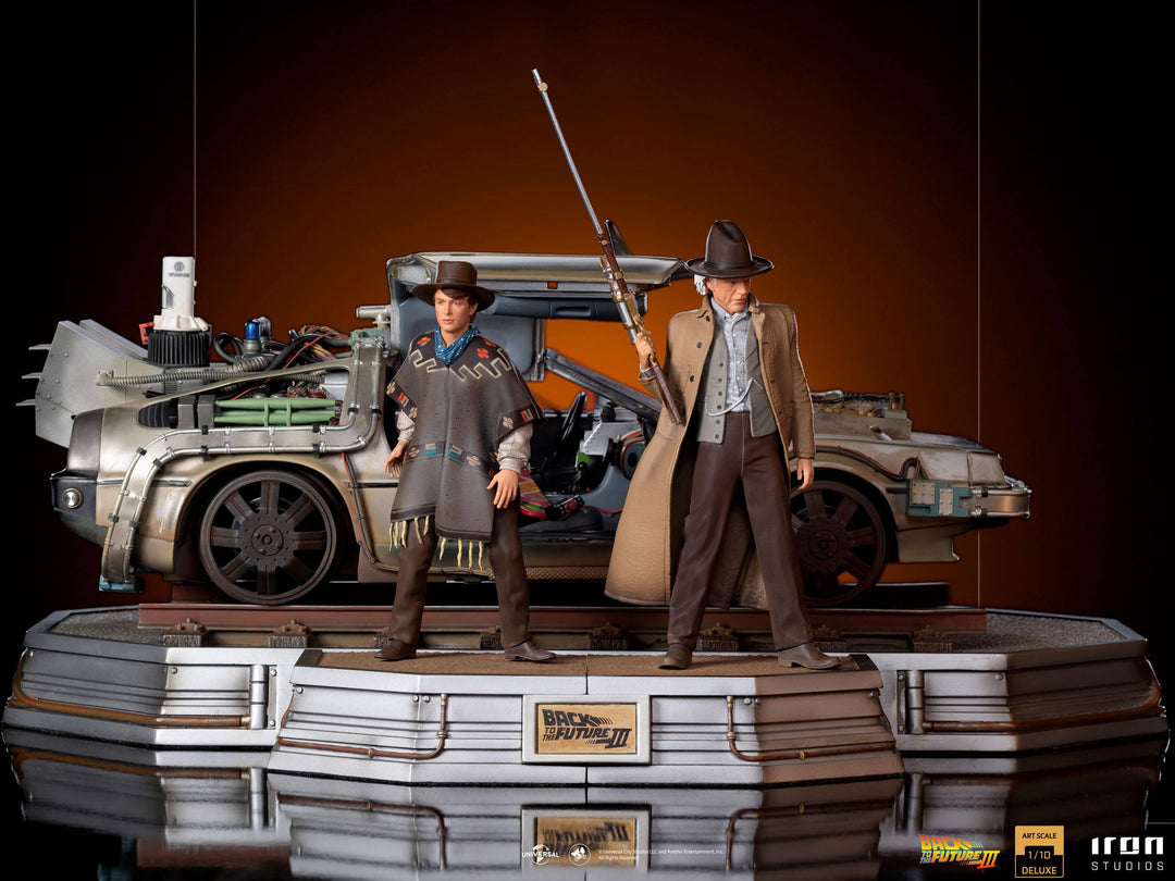 Iron Studios Back to the Future III Art Scale Statues 1-10 Full Set Deluxe